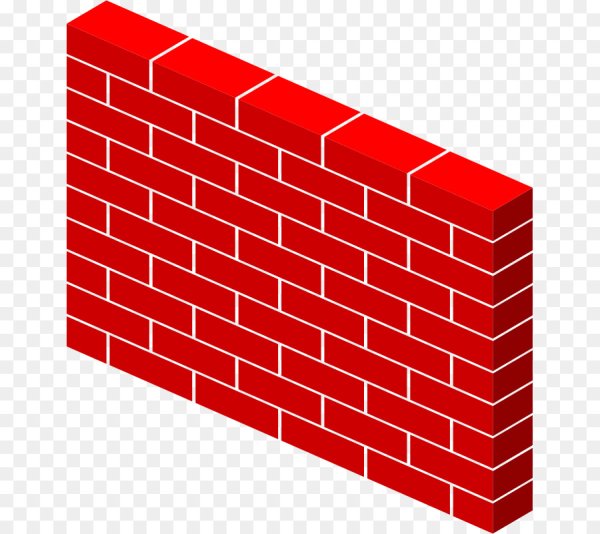 Стена вектор кирпич сбоку