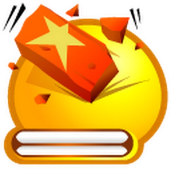 Смайл головой об стену