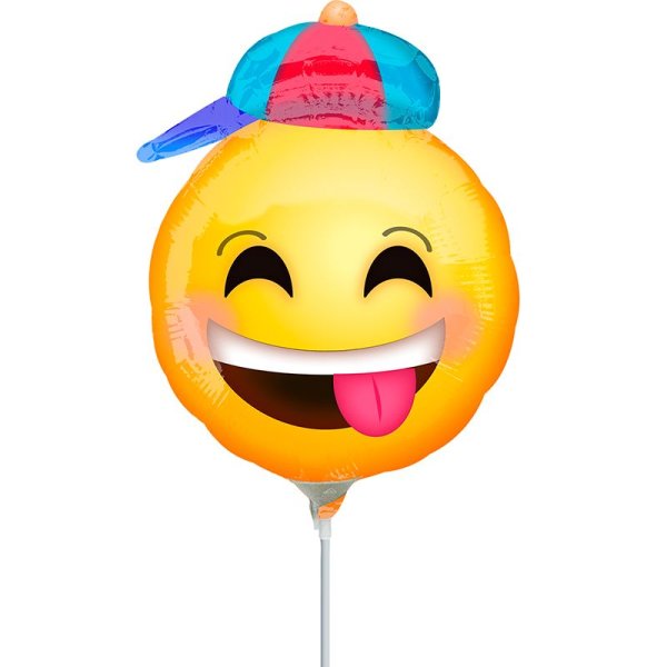 Фольгированный шар смайлик