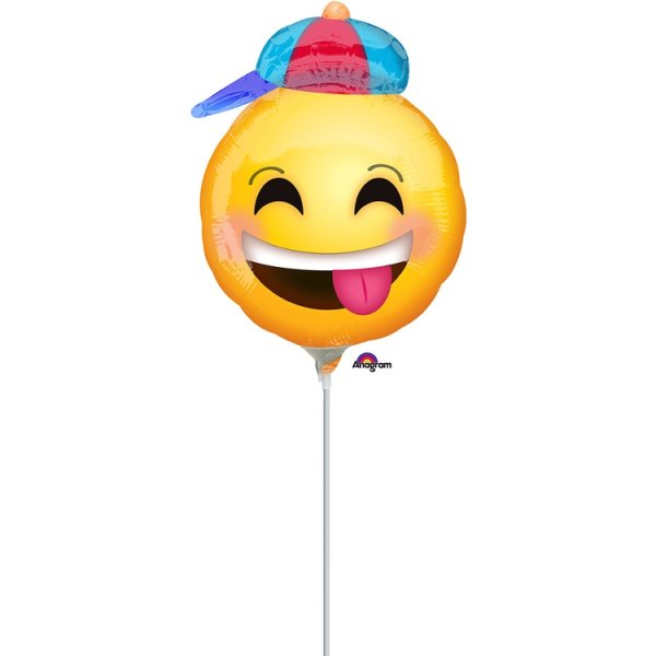 Шарик смайлик на палочке