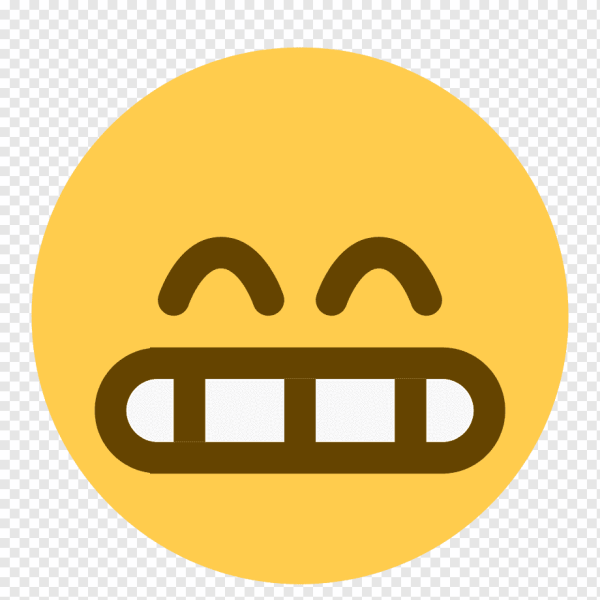 Смайлик с зубами