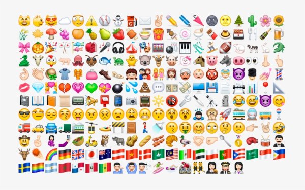 Первые эмодзи