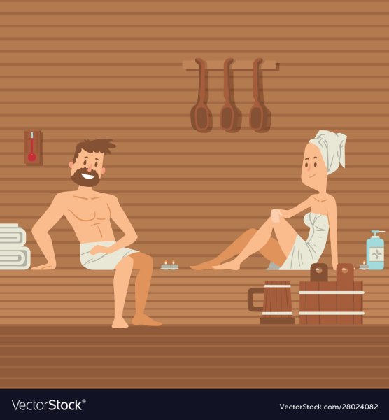 Сауна в векторных иллюстрациях