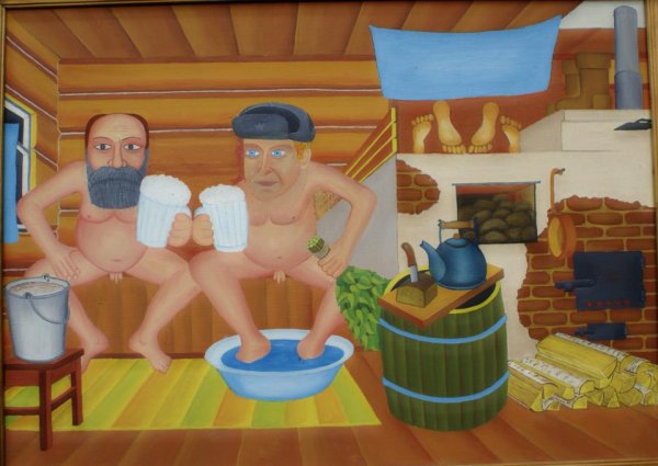 Баня приколы