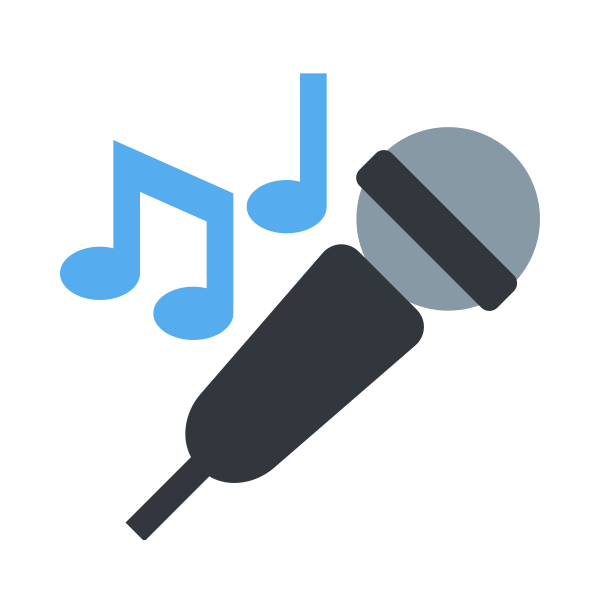 Микрофон стикер