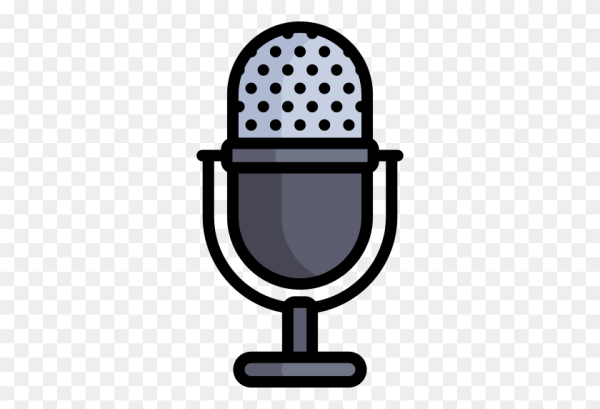 Смайлик с микрофоном