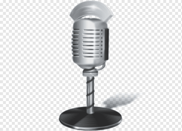 Микрофон компьютерный на прозрачном фоне
