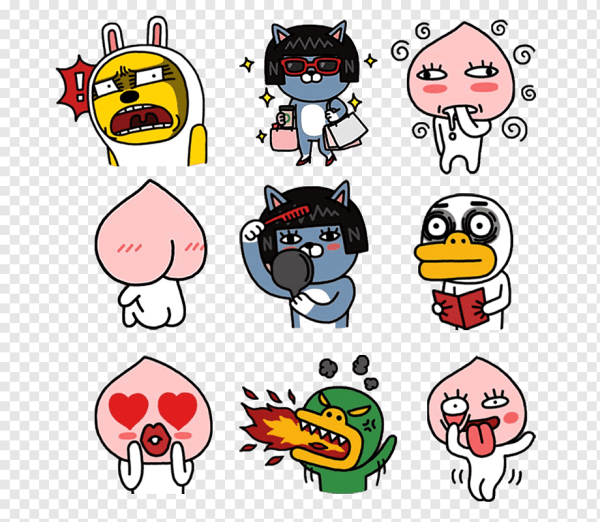 Корейские Стикеры KAKAOTALK