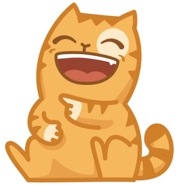 Кот персик ВК