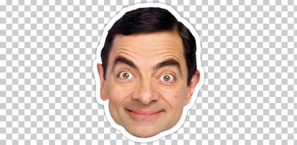 Мистер Бин на прозрачном фоне