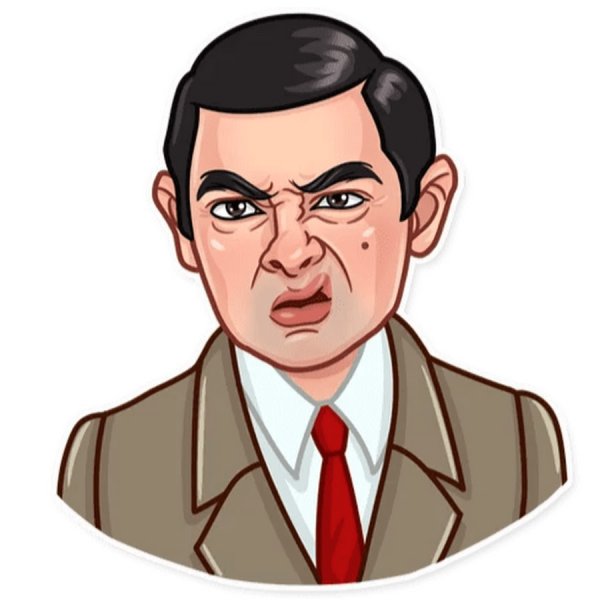 Мистер Бин Стикеры телеграмм