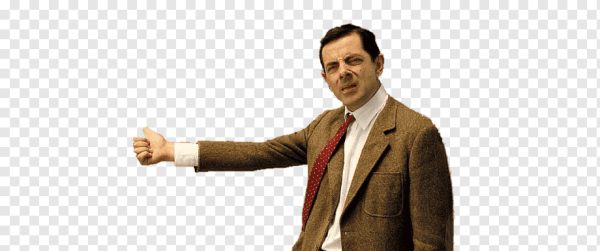 Мистер Бин на прозрачном фоне