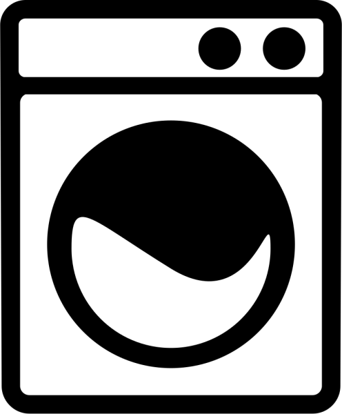 Стиральная машина мультяшная зеленая