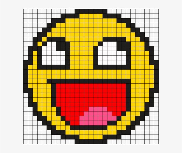 Смайлы по клеткам