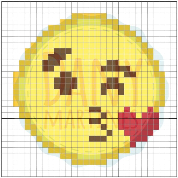 Смайлики по клеточкам