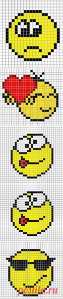 Смайлики в клетку