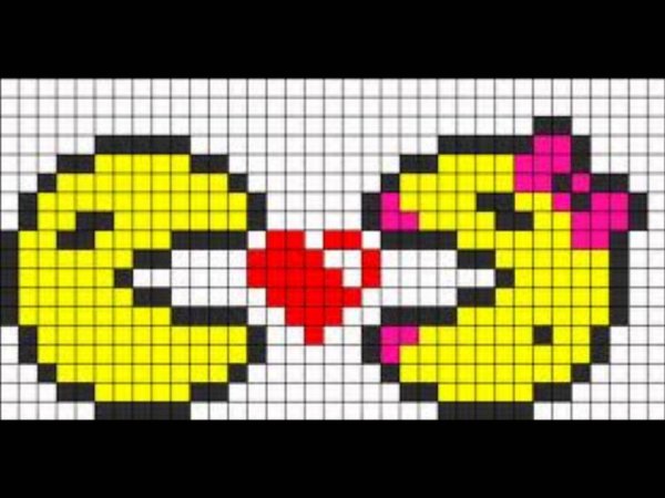 Рисование по клеткам Пакман