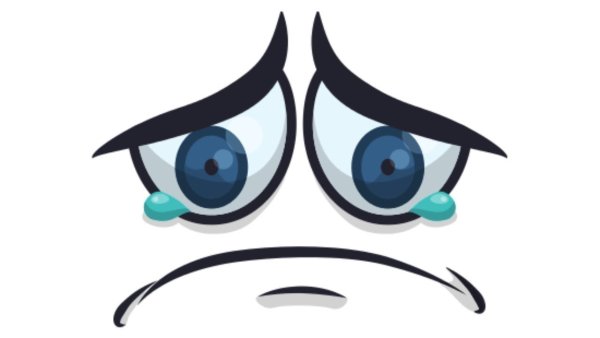 Мультяшные глаза на прозрачном фоне