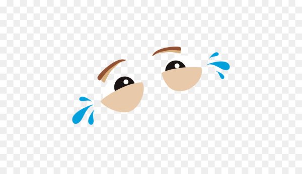 Грустные глазки на прозрачном фоне