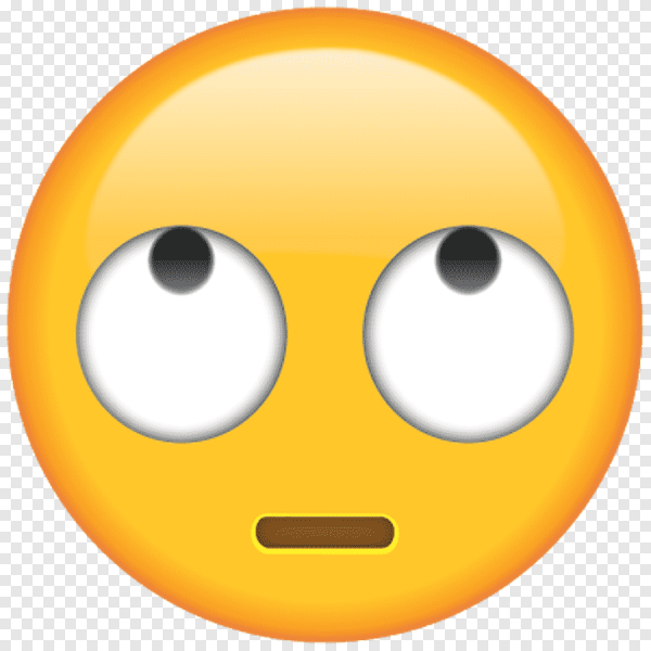 Смайлик с закатанными глазами