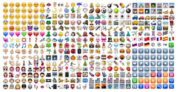 Все смайлики айфона