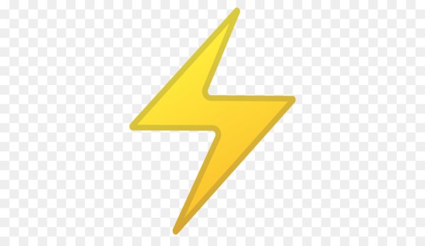 Emoji молния