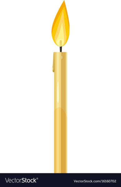 Свечка церковная без фона