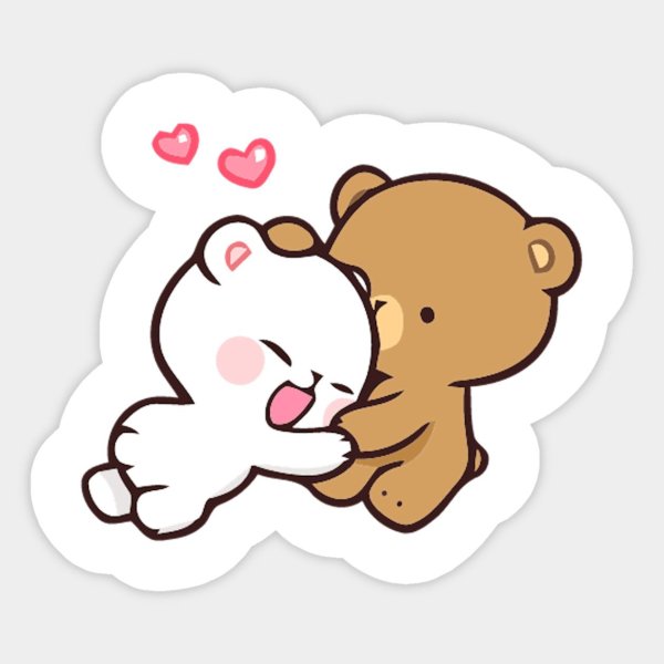 Milk Mocha Bear Стикеры