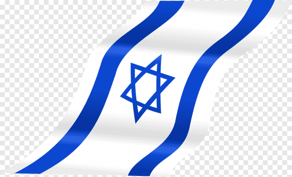 Развивающийся флаг Израиля