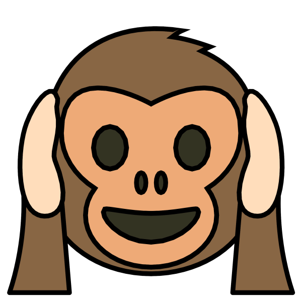 Эмодзи обезьянка