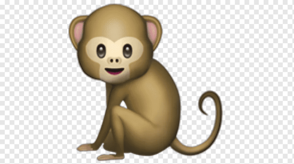 Смайлик обезьянка