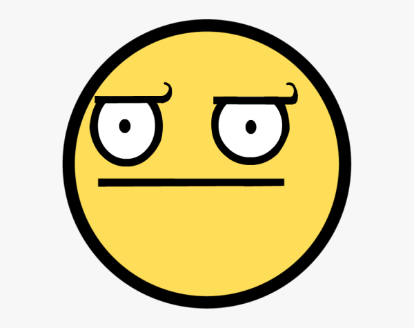 Серьезный смайлик