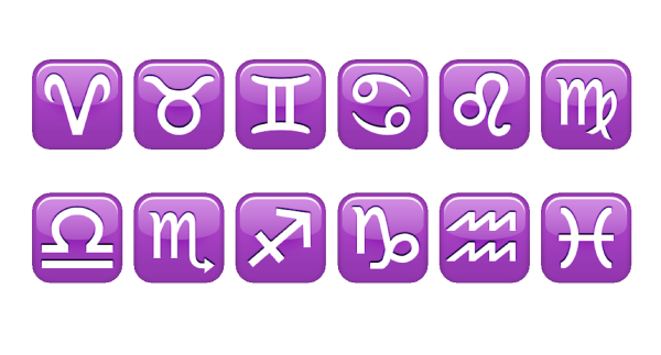 Знаки зодиака ЭМОДЖИ