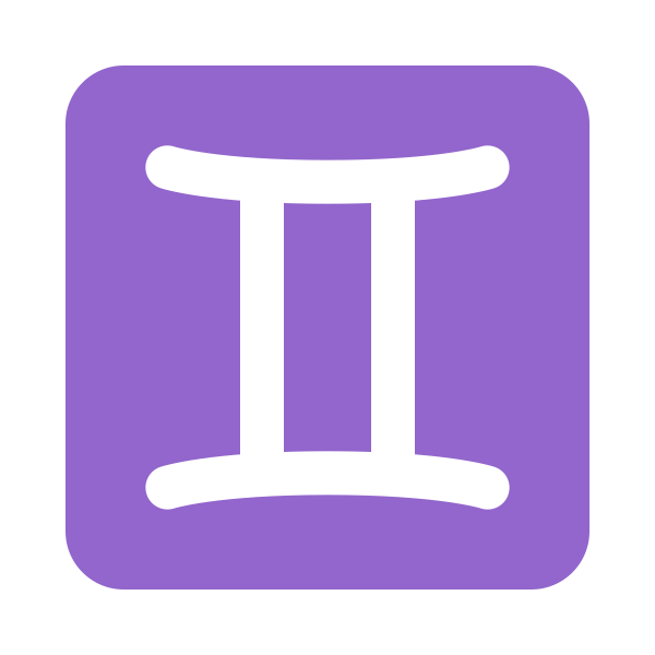 Близнецы в ЭМОДЖИ знак зодиака