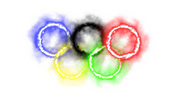 Олимпийские кольца прозрачные