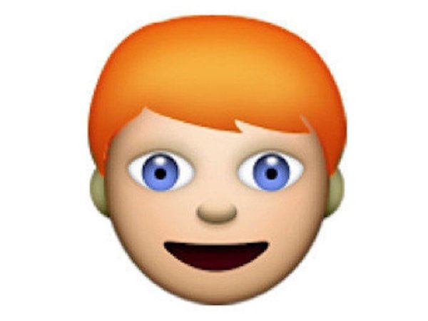 ЭМОДЖИ рыжий мальчик