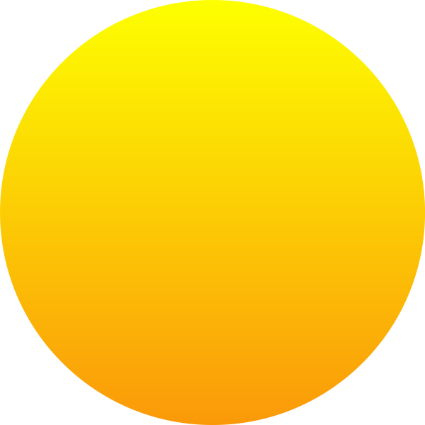 Оранжевый круг на белом фоне