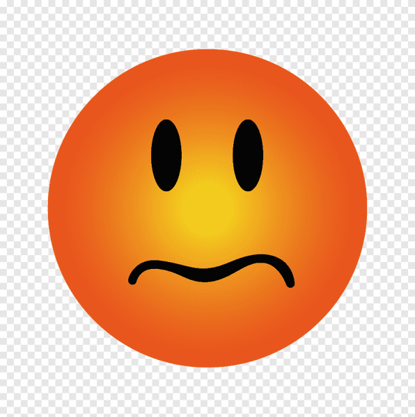 Оранжевая круглая кнопка