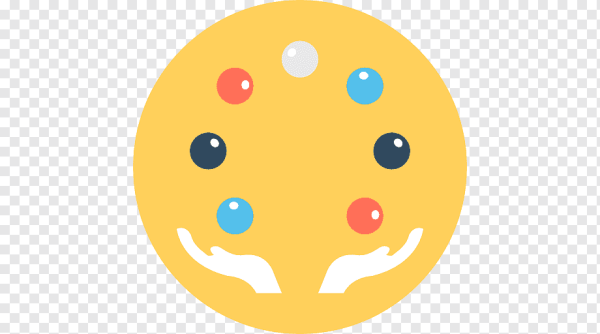 Круг оранжевого цвета