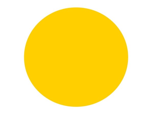 Смайлик оранжевый круг