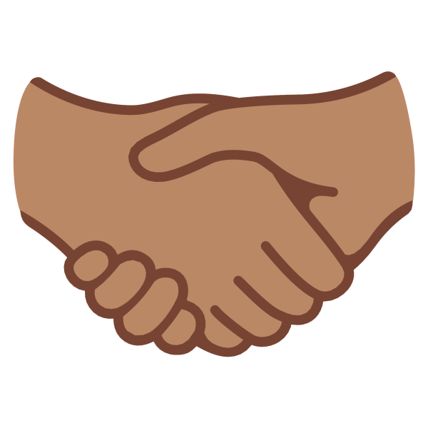 Смайлик пожимание рук