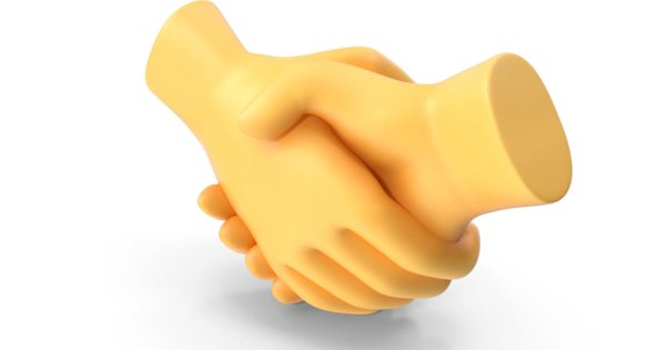 Смайл рукопожатие