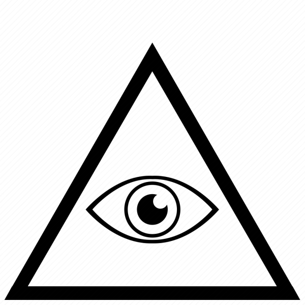 Масонский глаз без фона