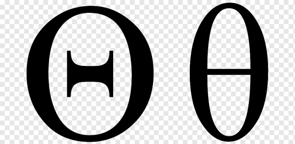 Буква Тэта греческий алфавит