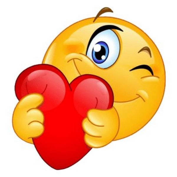 Смайлик обнимаю