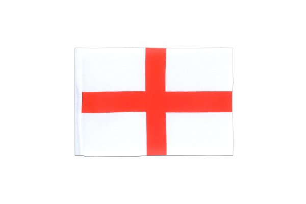Флаг Англии на белом фоне