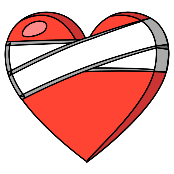 ЭМОДЖИ сердечко с бинтами