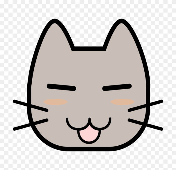 Кошачья мордочка рисунок