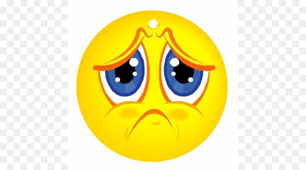Грустный смайлик