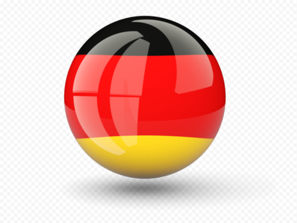 Флаг Германии в круге